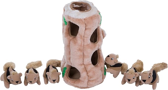 Outward Hound Hide A Squirrel Plush Dog Toy Puzzle, XL - PAWPICO