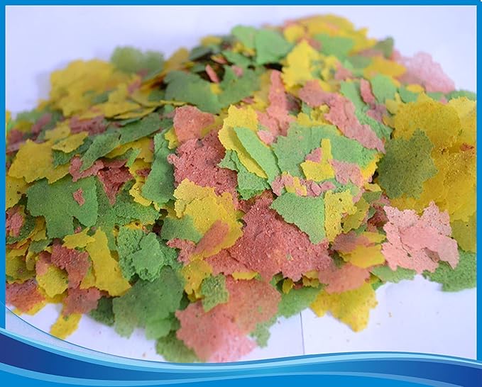Color Enhancing Tropical Fish Food Flakes - 2.5lb Bulk Fish Food| Veteran Owned - Suitable for all Freshwater, Marine, Pond, And Goldfish | Nutritious Diet with Shrimp, Plankton, and Spirulina SouthShoreRetailLLC