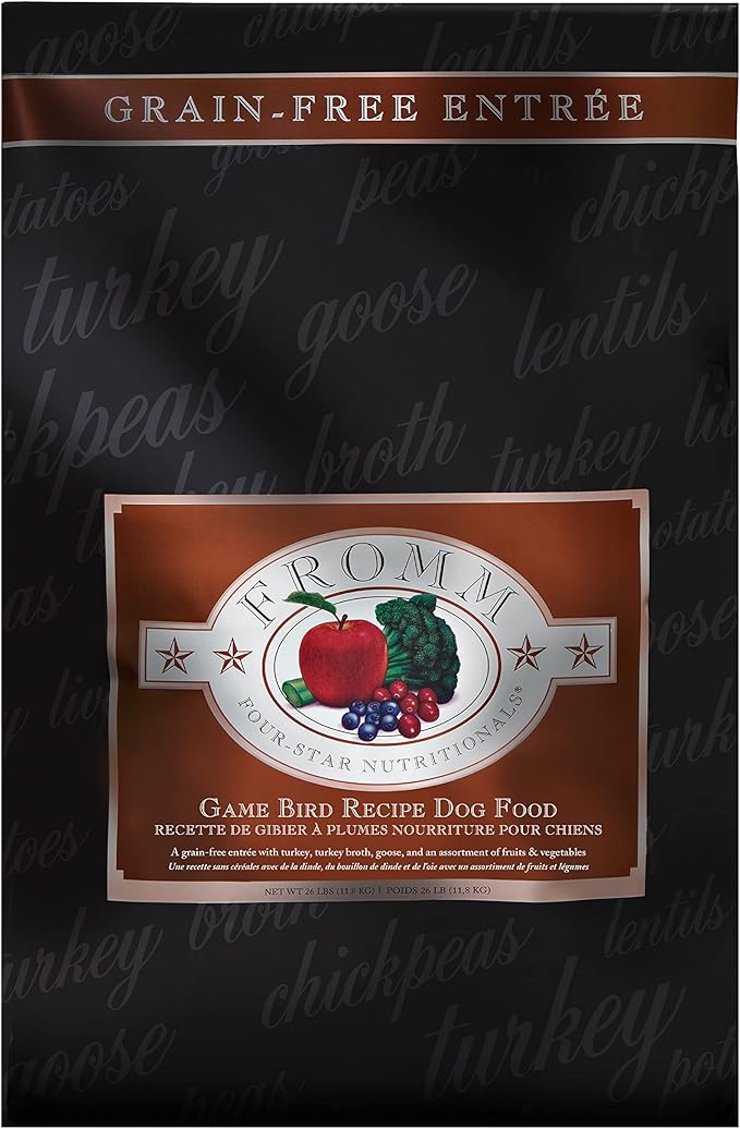 Fromm Four-Star Nutritionals Game Bird Dog Food - Premium Dry Dog Food - Turkey Recipe - 26 lb - PAWPICO