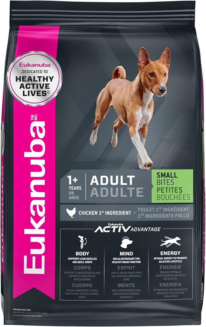 Eukanuba Adult Small Bites Dry Dog Food, 16 lb - PAWPICO