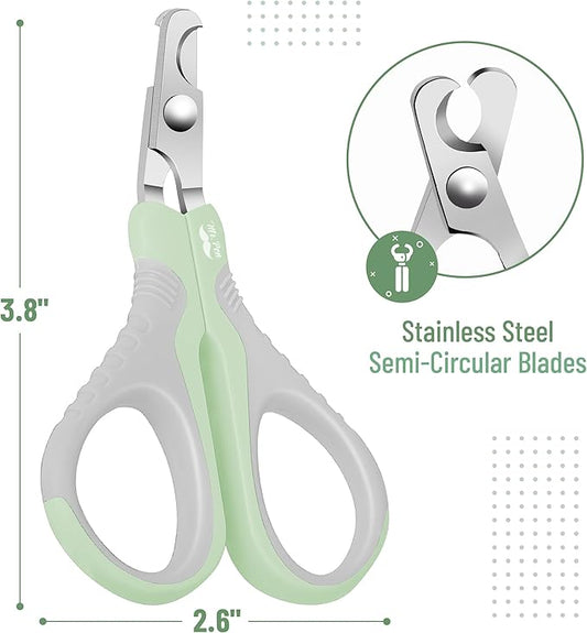 Mr. Pen- Cat Nail Clipper, Pastel Green, Cat Nail Trimmer, Cat Nail Clippers, Cat Claw Clippers, Cat Clippers for Nails, Pet Nail Clippers, Kitten Nail Clipper, Small Dog Nail Clipper Cat Claw Trimmer - PAWPICO