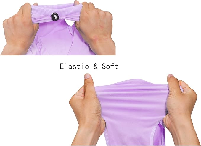 Cat Recovery Suit Female Kitten Cat Onesie for Cats After Surgery Female Spay Surgical Abdominal Wound Skin Diseases Cone Collar Soft Alternative Wear (Purple, S) Acoutpet