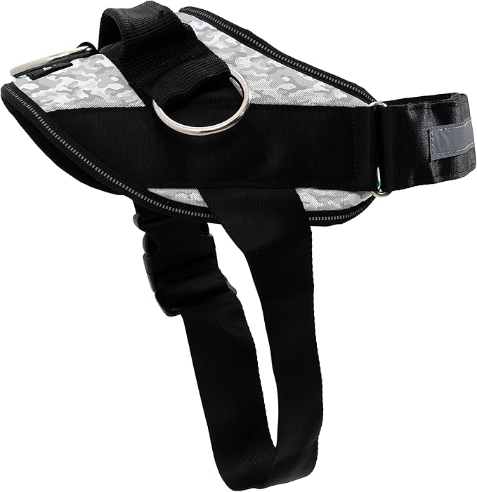 ShawnCo Essential Dog Harness, No-Pull Pet Vest with 3 Leash Clips, No Choke, Reflective, Adjustable and Padded, for Easy Walking and Training for Small, Medium and Large Dogs (Arctic Camo, M) SHAWNCO