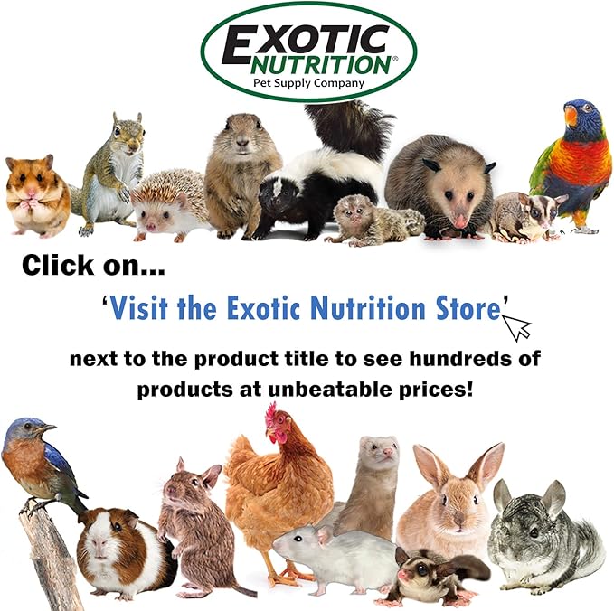 Exotic Nutrition Mealworm Keeper - Healthy Bedding & Feed for Breeding Live Feeder Mealworms… (1 lb) ExoticNutrition