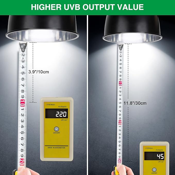 UVB Bulb for Reptiles, 5.0 13W UVA UVB Light Reptile Light Bulb, UVB Light for Rainforest Reptiles, Reptile Light Bulb for Crowned Chameleon, Green Lguana, Tree Frog, Ball Python PAWPICO