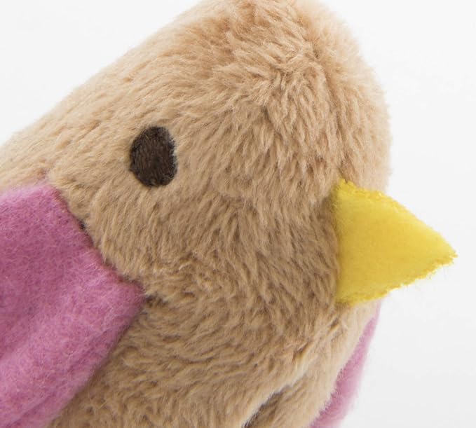 SmartyKat Chickadee Chirp Electronic Sound Cat Toy, Contains Catnip, Battery Powered - Light Brown, One Size - PAWPICO