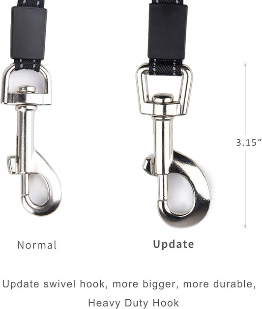 Fida Retractable Dog Leash, 16ft Heavy Duty Pet Walking Leash for X-Small/Small/Medium/Large Dog or Cat up to 110 lbs, Tangle-Free. One-Hand Brake (Large, Red) Fida