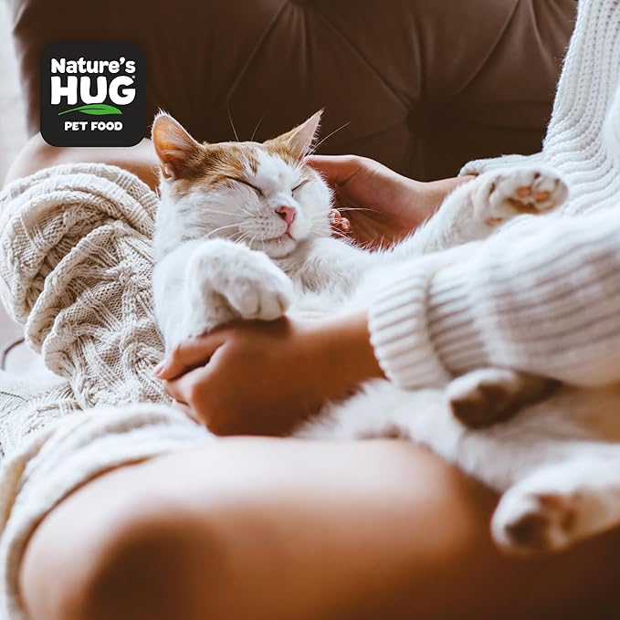 Nature's HUG Dry Cat Food, for Senior-All Breeds, 10 lb. Bag, Just Like Chicken Recipe, Grain Free & Hypoallergenic, Supports Microbiome Health, Sustainable Complete Protein & Balanced Nutrition - PAWPICO