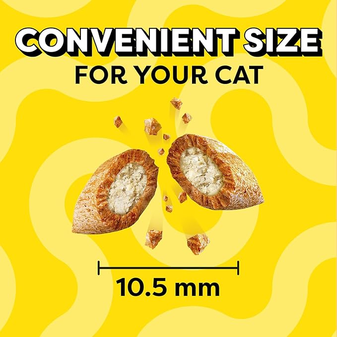 Temptations Classic Crunchy and Soft Cat Treats Feline Favorites Variety Pack, 3 oz. Pouches, Pack of 6 Temptations