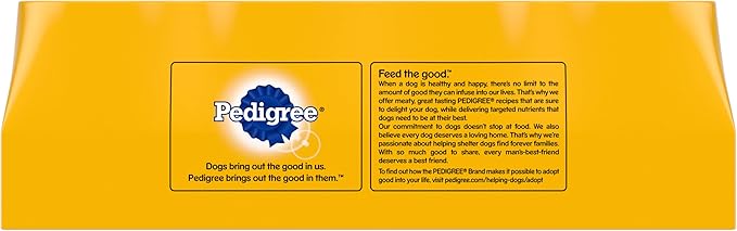 PEDIGREE CHOPPED GROUND DINNER Adult Canned Soft Wet Dog Food, Variety Pack, Filet Mignon & Bacon Flavor and Beef, Bacon & Cheese Flavor, (12) 13.2 oz. Cans - PAWPICO