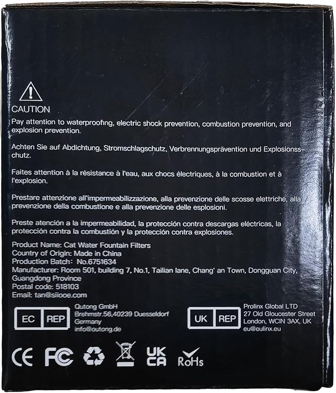 Cat Fountain Filter Replacement: 12 Cat Water fountain Filter - 6 Pieces Filters + 6 Pieces Sponges for Cat Fountains - Pet Water Fountain Filters for Cat Water Fountain H1 (67oz/2L) - PAWPICO