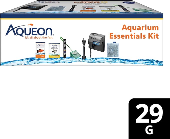 Aqueon Fish Tank Aquarium Essentials Starter Kit for 29 Gallon Tanks Aqueon