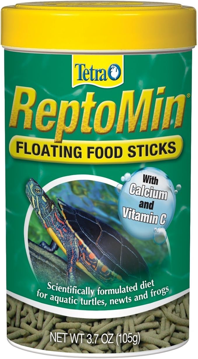 Tetra ReptoMin Floating Food Sticks, Food for Aquatic Turtles, Newts and Frogs, 3.7 oz Tetra