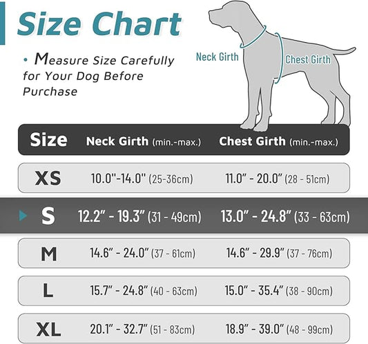 Eagloo Dog Harness Small Sized Dog, No Pull Service Vest with Reflective Strips and Control Handle, Adjustable and Comfortable for Easy Walking, No Choke Pet Harness with 2 Metal Rings, Dark Green, S GoExplorewithEagloo