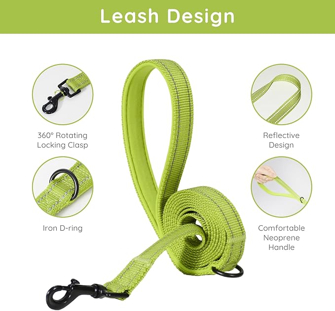 BELLA & PAL Puppy Harness with Leash Set, Dog Harness for Small Dogs No Pull, Dog Leash for Small Dogs, Step in Harness for Extra Small Dogs, Avocado Green Harness, L BELLAPAL