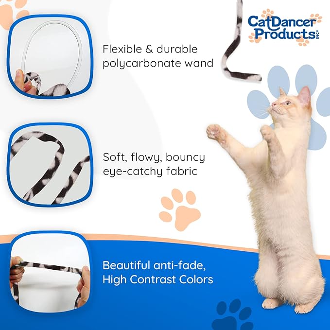 Cat Dancer Products Charmer Interactive Cat Toy - PAWPICO