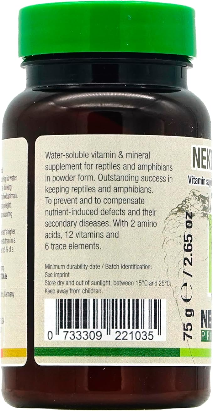 Nekton-Rep Vitamin Mineral Supplement for Reptiles and amphibians, 75gm NEKTON
