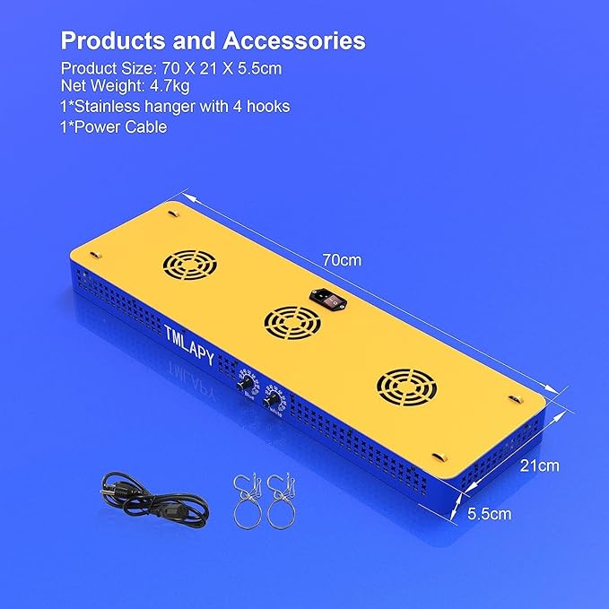 200W Led Aquarium Light for Fish Tank, Full Spectrum LED Fish Tank Lights, Reef Light for Coral with Adjustable Brightness, Multiple Lighting Modes for Freshwater and Saltwater Plant Coral Jellyfish TMLAPY