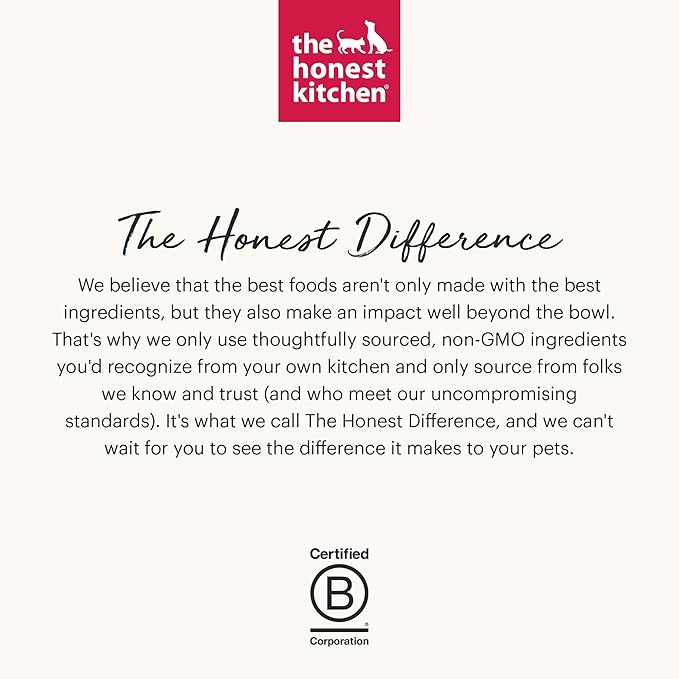 The Honest Kitchen Human Grade Dehydrated Whole Grain Dog Food – Complete Meal or Topper – Chicken 10 lb (makes 40 lbs) - PAWPICO