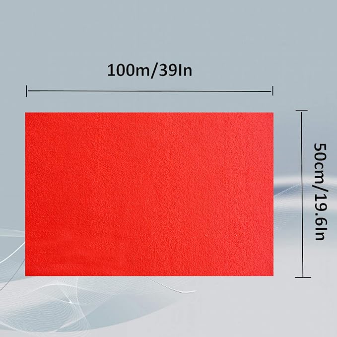 HERCOCCI 2 Pack Reptile Carpet, 39’’ x 20’’ Terrarium Bedding Substrate Liner Reptile Cage Mat Tank Accessories for Bearded Dragon Lizard Tortoise Leopard Gecko Snake (Red) HERCOCCI