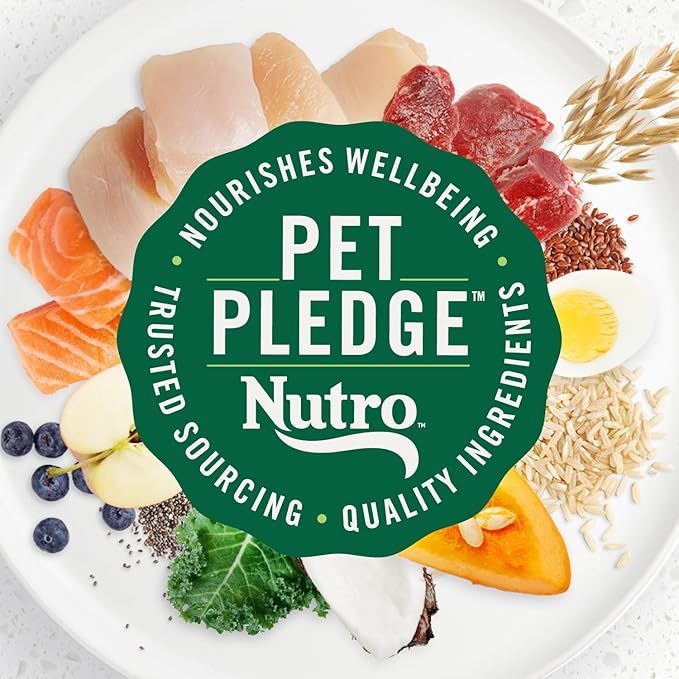 Nutro Ultra Adult Small Breed Dry Dog Food, Chicken, Lamb and Salmon Protein Trio, 22 lb. Bag - PAWPICO