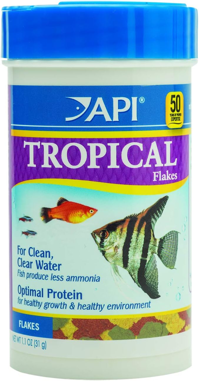 API TROPICAL FLAKES Fish Food 1.1-Ounce Container API