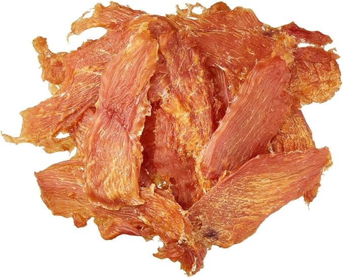 Amazon Brand – Wag Chewy Whole Muscle American Jerky Made in USA Dog Treats – Chicken (1 lb), Grain Free (Pack of 2) - PAWPICO