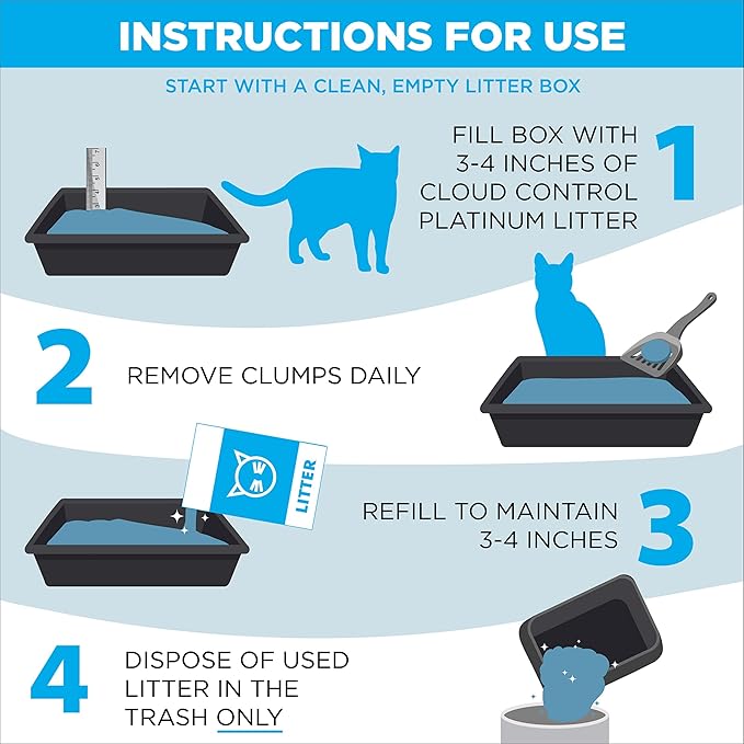 ARM & HAMMER Cloud Control Platinum Clumping Cat Litter 37LB - PAWPICO