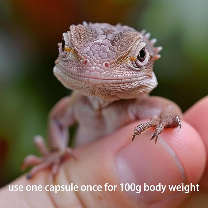 Vitamin A Supplement for Reptiles and Amphibians, 30 Capsules. NUTRIARISE