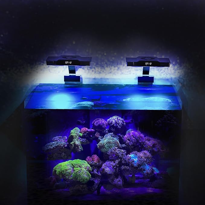 Aquarium Light - 35Watts Reef Light with Timer Sunrise and Sunset Touch Control Dimmable Saltwater Aquarium Light for Nano Tank (a035) MaiceMinds