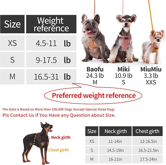 Puppytie No Pull xs Dog Harness with Multifunction Dog Leash,Soft Adjustable No Choke Escape Proof Pet Harness Vest,Plaid Green,xs Puppytie