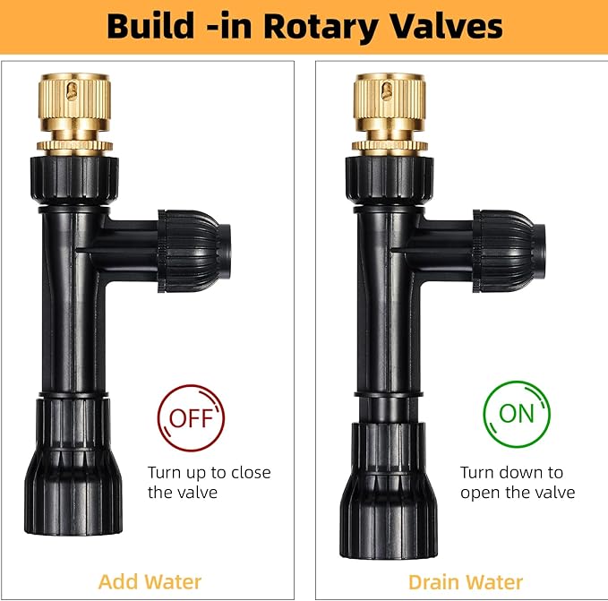 Gravel Vacuum for Aquarium Fish Tank Siphon Aquarium Water Changer with Three Metal Faucet Adapter and Long Hose 50 Feet DXOPHIEX