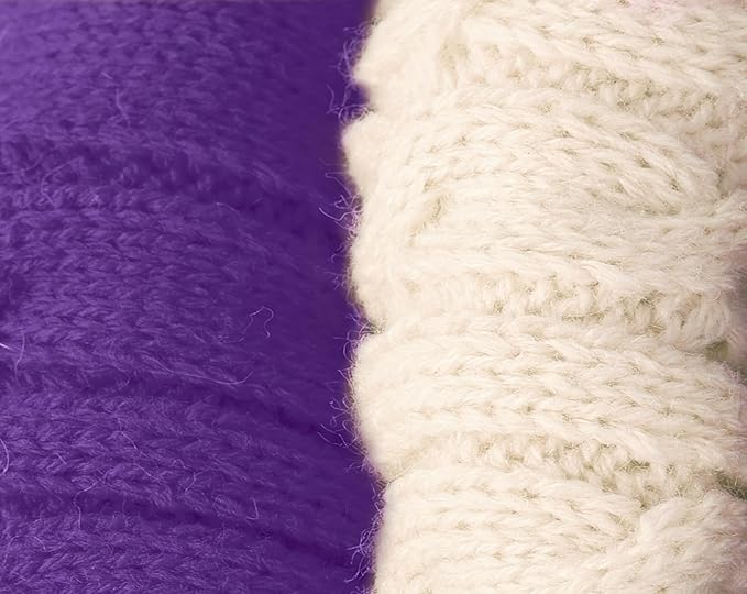 2 Pack Dog Sweaters for Small Dogs - Puppy Medium Warm Clothes in Winter, Turtleneck Pullover Design for Boy Girl Pet, Doggie, Cat, Kitten Chihuahua Bulldog Pug Beagles (M, Purple, Beige) - PAWPICO