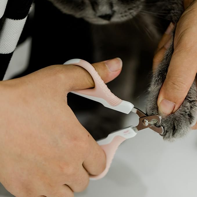 Mr. Pen- Cat Nail Clipper, Pink Cat Nail Trimmer, Cat Nail Clippers, Cat Claw Clippers, Cat Clippers for Nails, Pet Nail Clippers, Kitten Nail Clipper, Small Dog Nail Clipper, Cat Claw Trimmer - PAWPICO