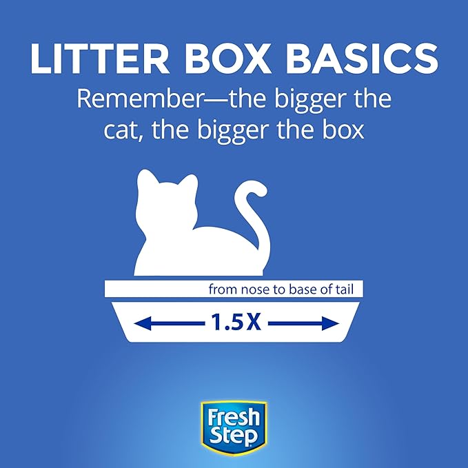 Fresh Step Advanced Simply Unscented Clumping Litter, Fresh Step Unscented Cat Litter Fights Odor on Contact, 18.5 lb. Box - PAWPICO