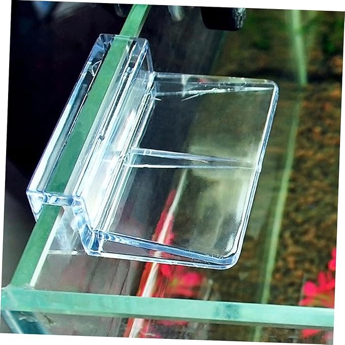 10Pcs Transparent Plastic Aquarium Cover Bracket Supports for Home Fish Tanks Durable Clips for Secure Lid Placement Aquariums BUGUUYO