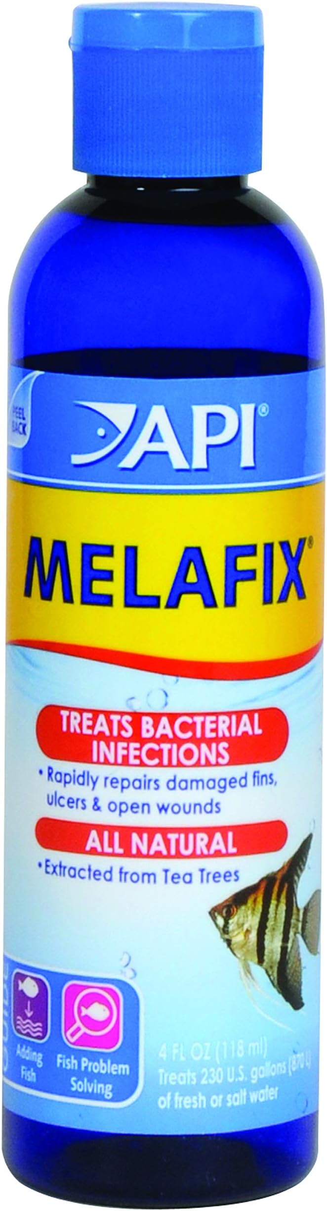 API MELAFIX Freshwater Fish Bacterial Infection Remedy 4-Ounce Bottle API