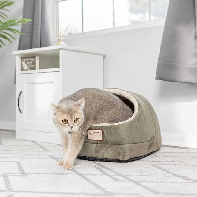 Armarkat Laurel Green Cat Bed Size, 18-Inch by 14-Inch - PAWPICO