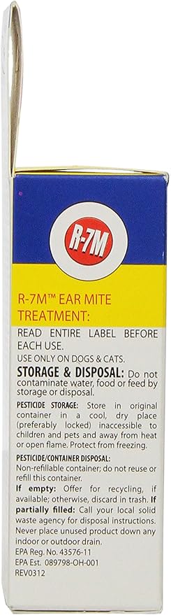 Miracle Care by Miraclecorp/Gimborn R-7M 1-Ounce with Bonus 1-Ounce Ear Mite Treatsment Kit for Dogs and Cats MiracleCare