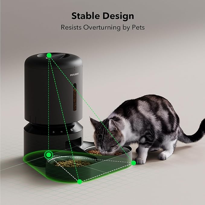 PETLIBRO Automatic Cat Feeder for 2 Cats, 5G WiFi Cat Food Dispenser with APP Remote Feeding, 5L Timed Automatic Dog Feeder, 1-10 Meals/Day, 10s Meal Call, Dual Trays Pet Feeder for Cat, Dog - PAWPICO