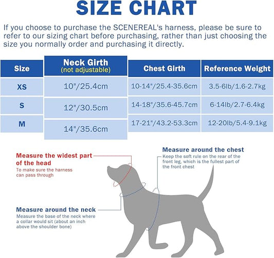 SCENEREAL Puppy Dog Harness with Leash Set for Small Medium Sized Dogs, Soft Mesh Step in Pet Harnesses and Leash, No Chock Plaid Adjustible No Pull Vest for Dogs Cats, Chihuahua,Bulldog (Blue S) SCENEREAL
