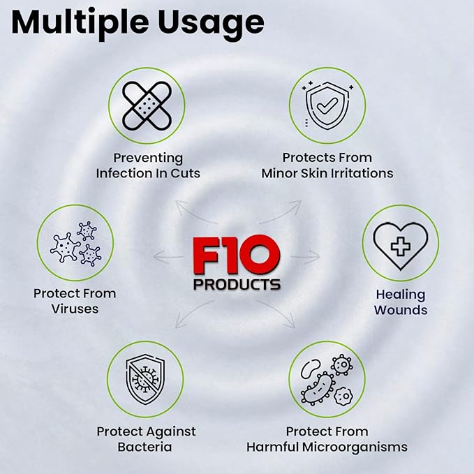 F10 Antiseptic Barrier Ointment for Reptiles, Birds, Small Animals & Exotic Animals, Natural Wound Healing Ointment for Pet, Relieves Pain & Prevents Infection - 500g F10