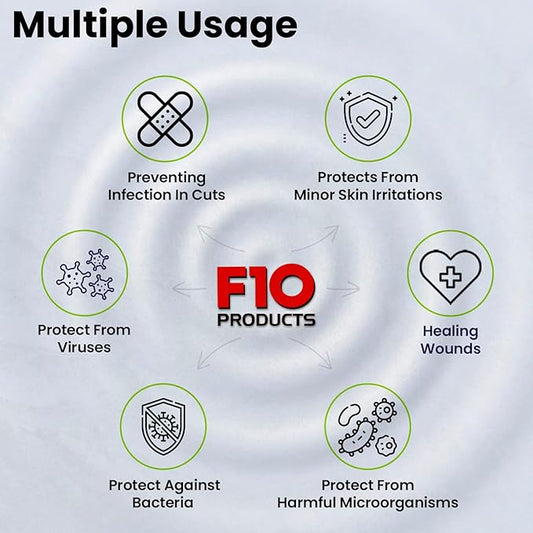 F10 Antiseptic Barrier Ointment for Reptiles, Birds, Small Animals & Exotic Animals, Natural Wound Healing Ointment for Pet, Relieves Pain & Prevents Infection - 500g F10