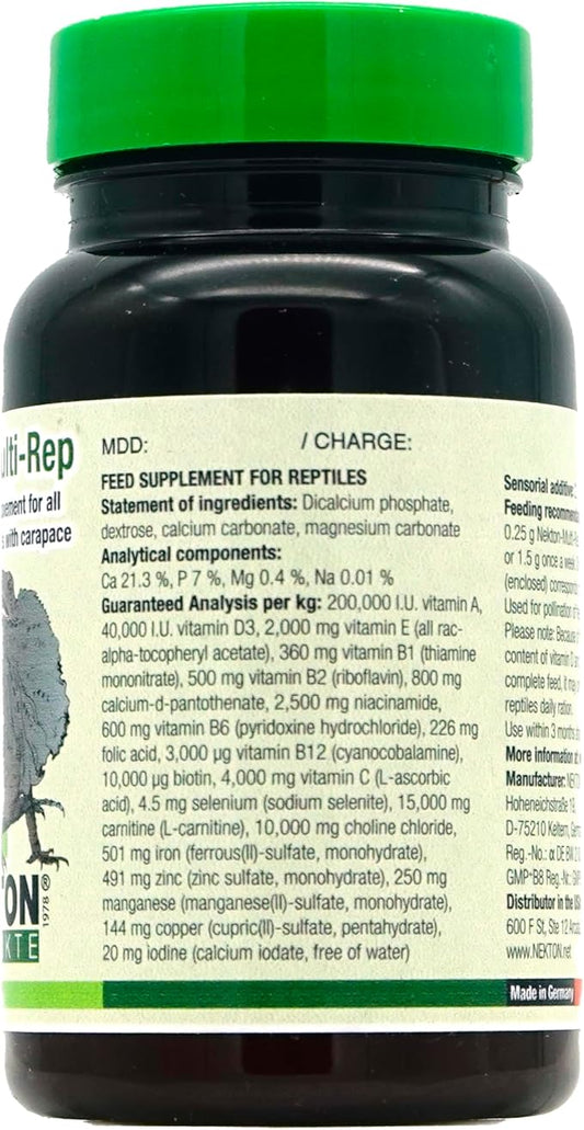 Nekton Multi-Rep Vitamins and Minerals for all Reptiles, 75gm NEKTON