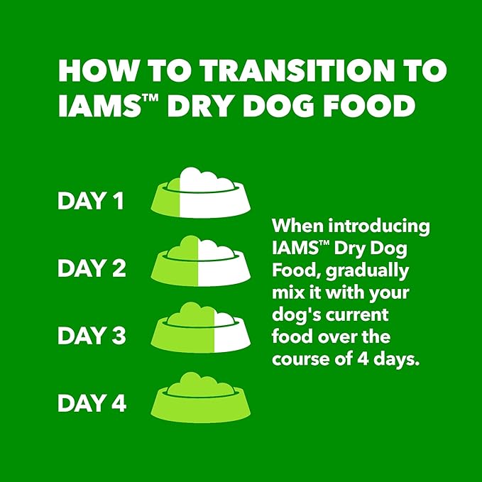 IAMS Proactive Health Healthy Aging Adult Dry Dog Food for Mature and Senior Dogs with Real Chicken, 15 lb. Bag - PAWPICO