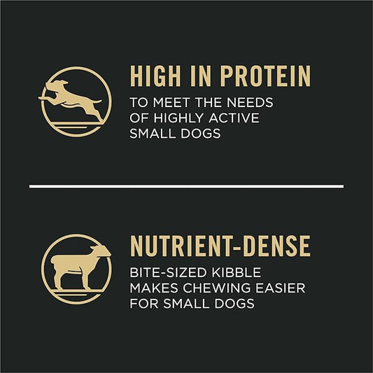 Purina Pro Plan Small Breed High Protein Dog Food Dry Shredded Blend Lamb and Rice Formula - 6 lb. Bag - PAWPICO