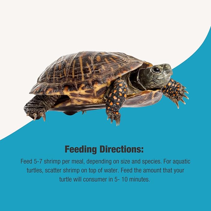 Fluker's Grub Bag Turtle Treats, High Protein Freeze Dried River Shrimp, For Aquatic Turtles, Amphibians, and Reptiles, 12 oz Flukers