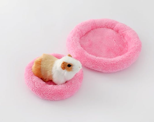 Hamster Bed Soft Warm Cushion for Small Animal - Comfortable Sleep Mat Pad for Guinea Pigs/Hedgehog/Squirrel/Mice/Rats/Chinchilla Nest House PAWPICO