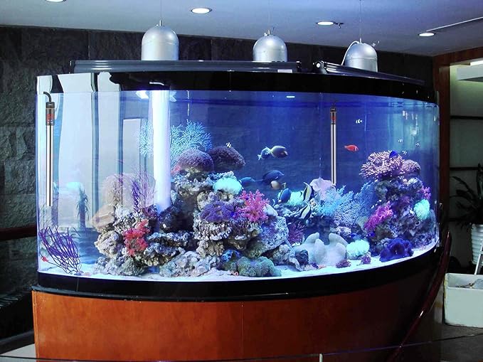 Aquarium Heater, 500W Submersible Fish Tank Heater Underwater Turtle Water Warmer for 40-90 Gallon Tank with with Intelligent LED Temperature Display and External Temperature Controller ZHGSERVU