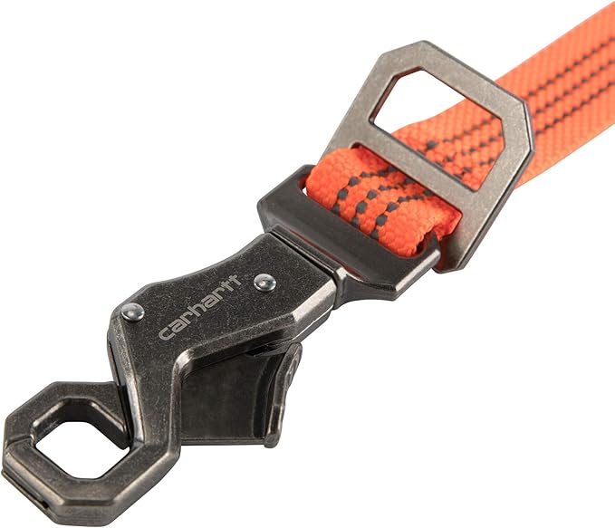 Carhartt Dog Leash, Durable Nylon Webbing Dog Leash, Hunter Orange, Large Carhartt
